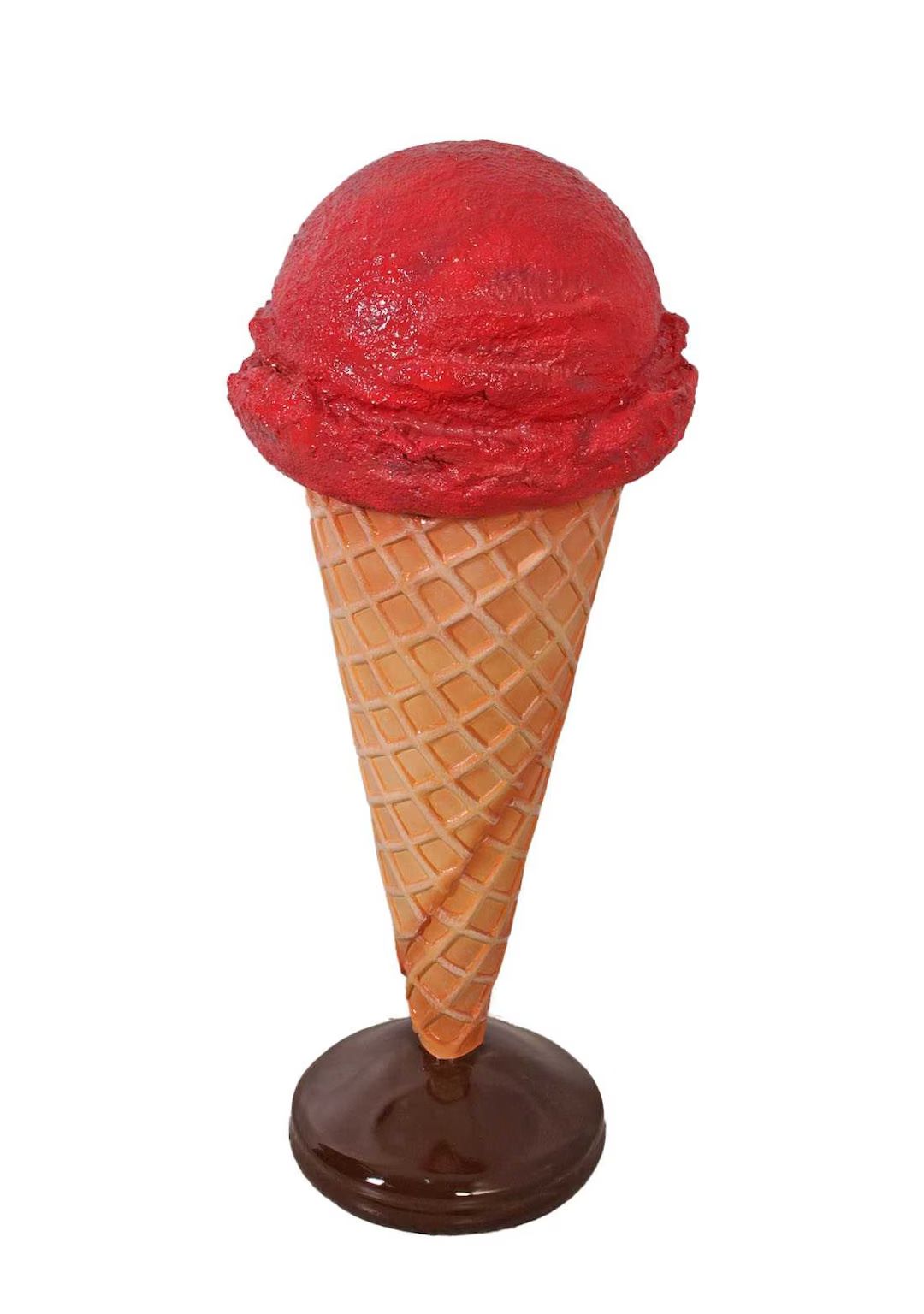 One Scoop Strawberry Ice Cream Over Sized Statue | Etsy (US)