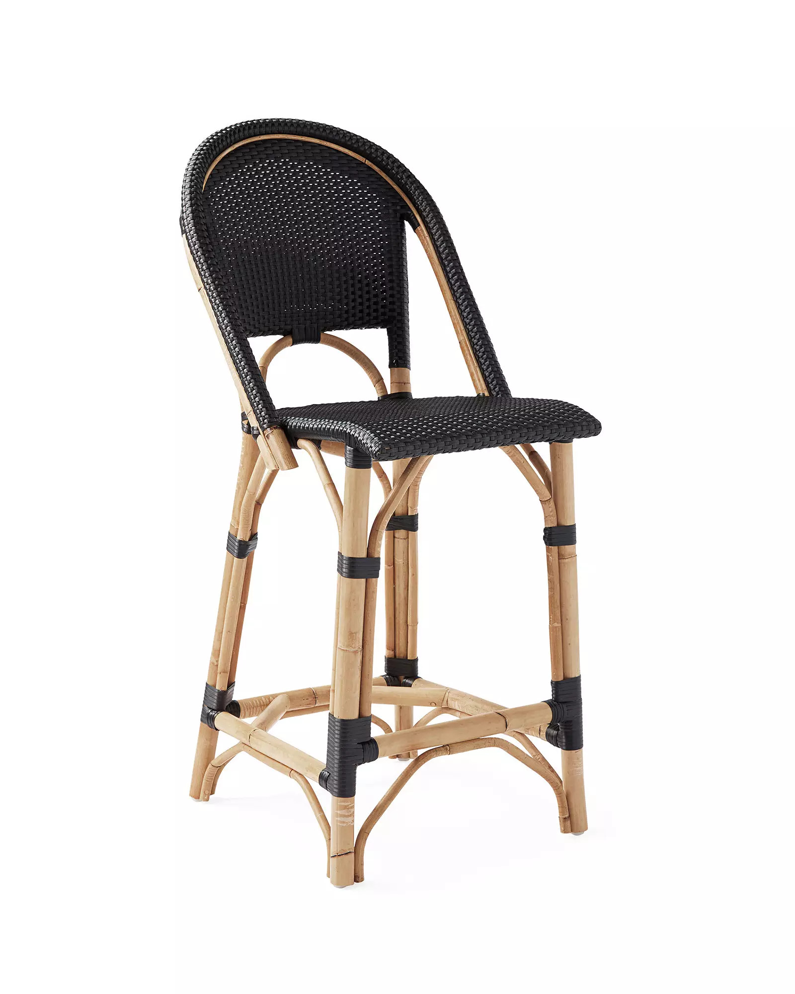 Riviera Rattan Bar & Counter Stools | Serena and Lily