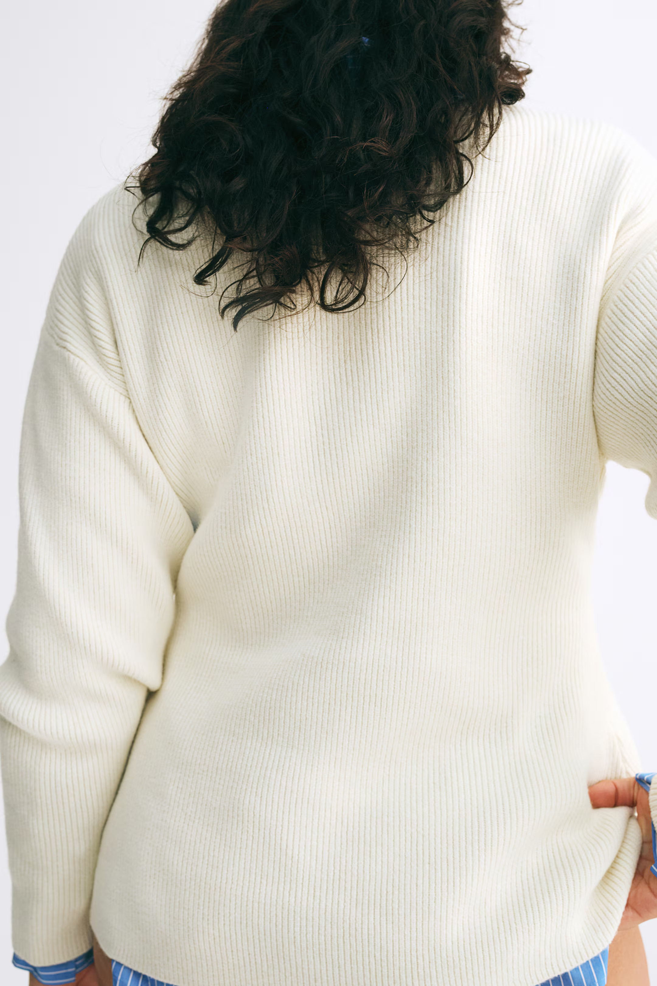 Cardigan with Defined Waist - Cream - Ladies | H&M CA | H&M (US + CA)