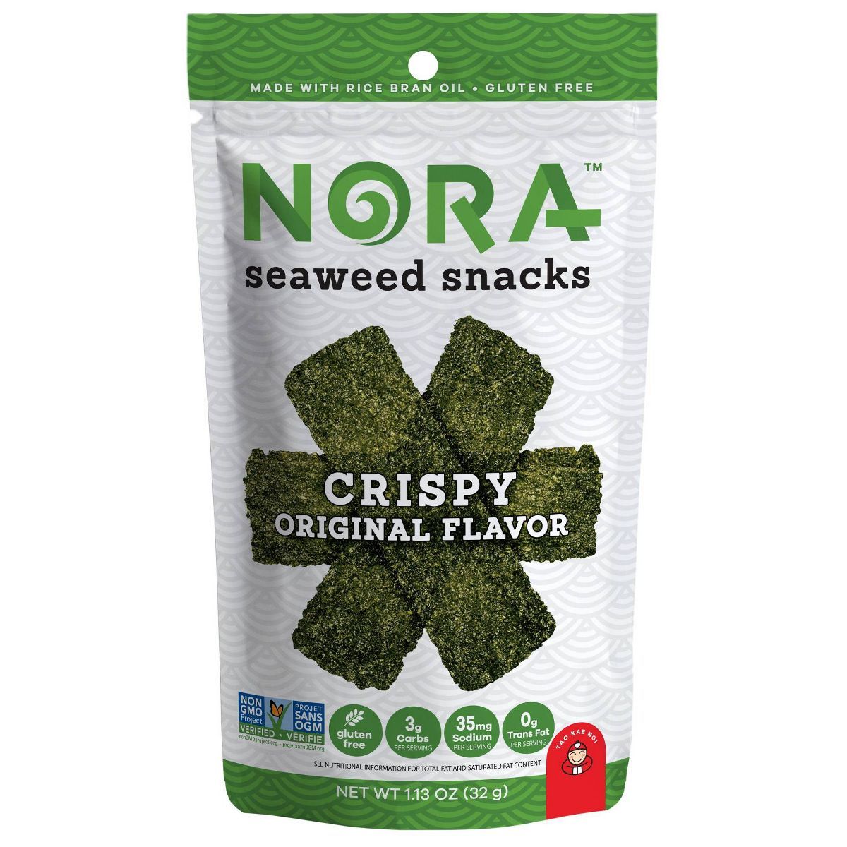 Nora Seaweed Crispy Original  - 1.13oz | Target