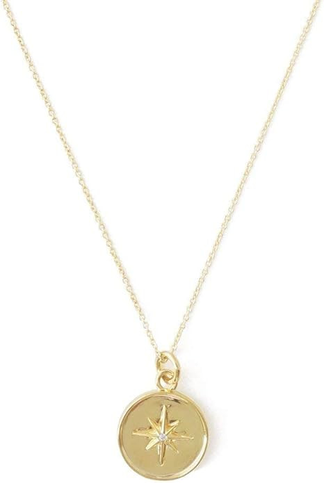 HONEYCAT Starburst Pendant Necklace in Gold, Rose Gold, or Silver | Minimalist, Delicate Jewelry | Amazon (US)