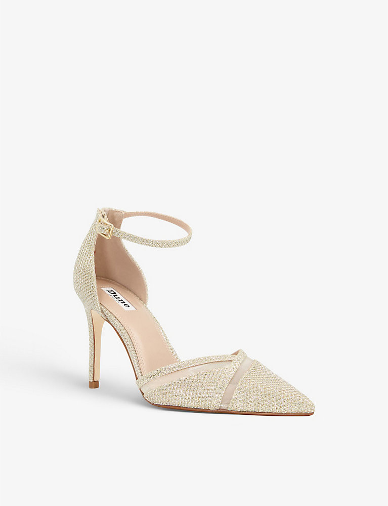 Deaner textured-metallic court shoes | Selfridges