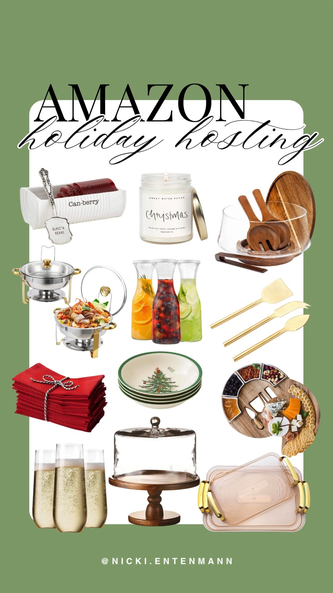 Hosting this holiday season just got easier! From festive candles to stylish serving trays, these picks will add a touch of elegance to your gatherings. #HolidayHosting #AmazonFinds #HomeDecor #PartyEssentials #FestiveFavors #StockingStuffers														 

 #LTKGiftGuide #LTKHoliday #LTKSeasonal