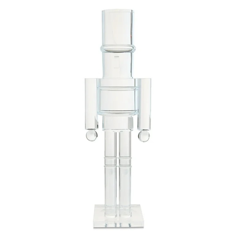 Decorative Nutcracker, Clear, 14&quot;, by Holiday Time | Walmart (US)