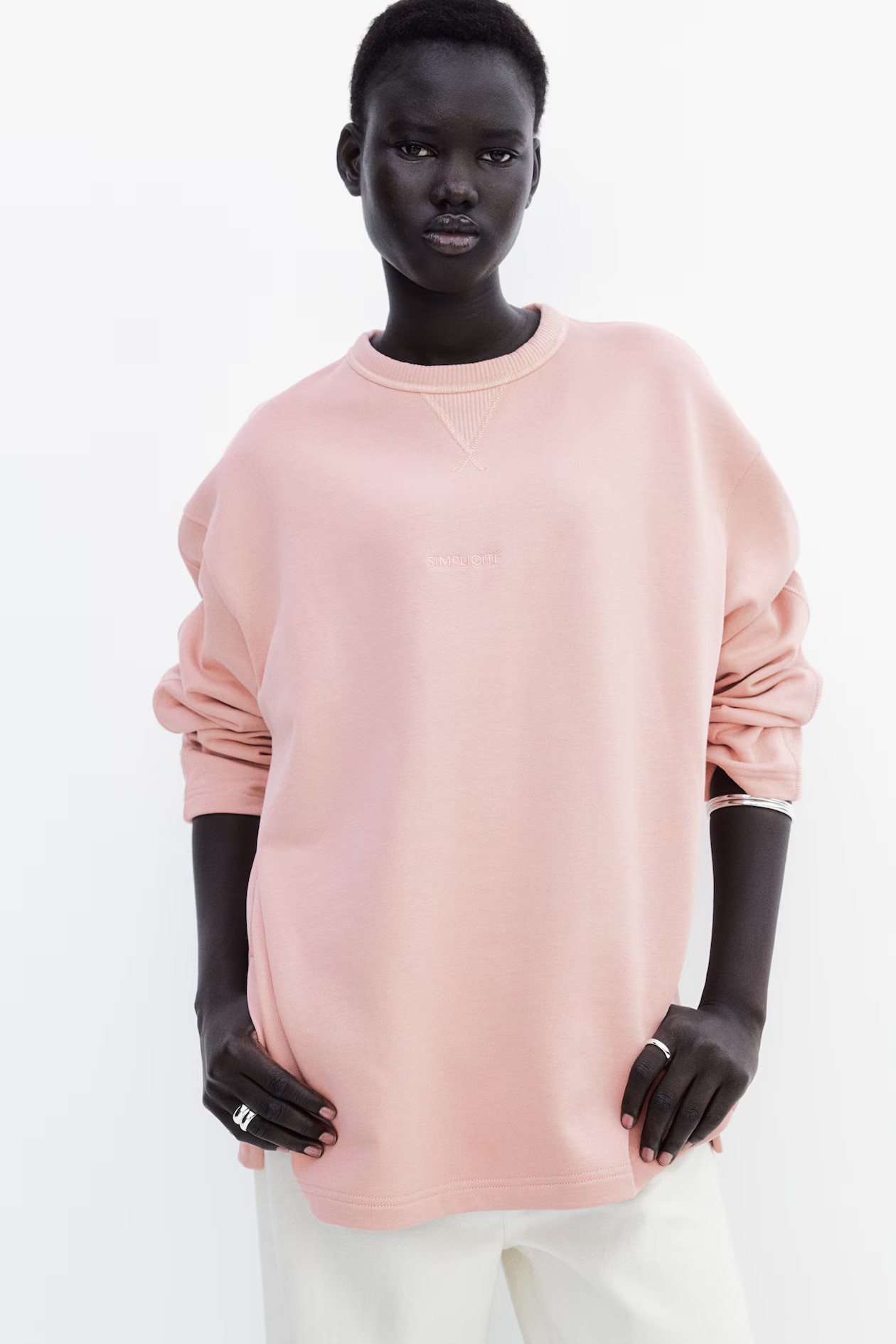 Text-motif sweatshirt | H&M (UK, MY, IN, SG, PH, TW, HK)