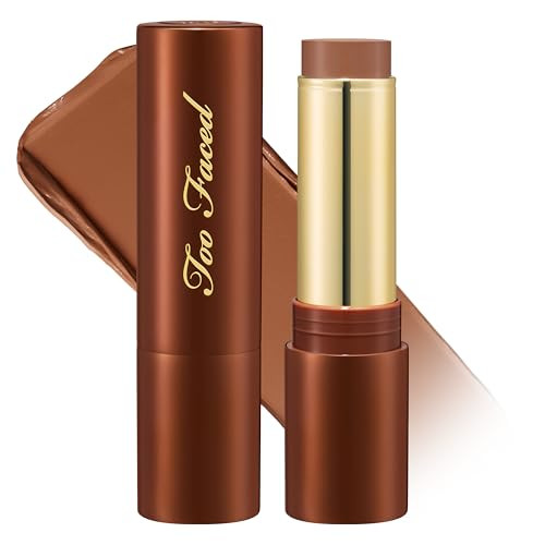 Too Faced Chocolate Soleil Melting Bronzing & Sculpting Stick | Multi-Use, Contour + Cream Bronzer Stick | Lightweight, Satin-Finish with Buildable Coverage, 0.28 Ounce, 0.28 Ounce, Chocolate Souffle | Amazon (US)