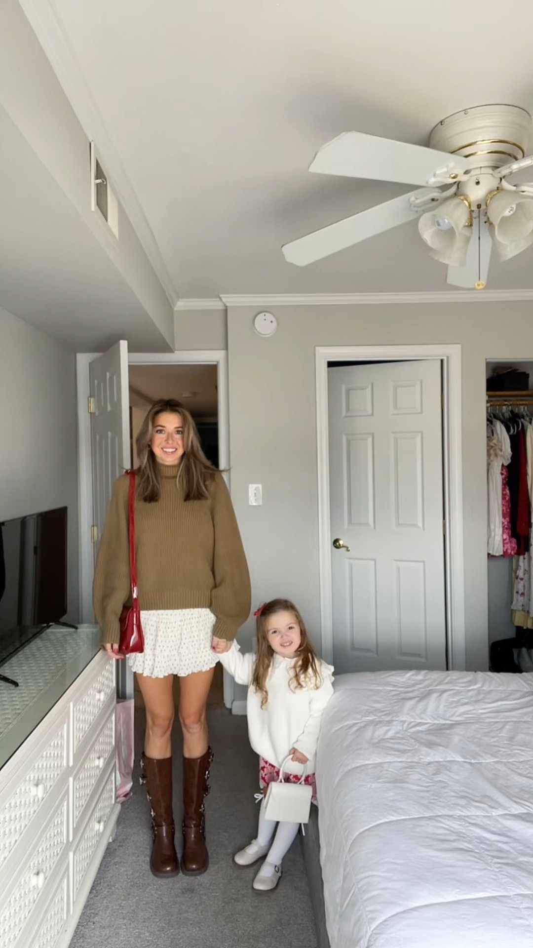 Christmas / winter outfit




Green sweater skirt red bag brown boots toddler outfit mom outfit marry janes coordinating mommy and daughter outfit 

#LTKSeasonal #LTKbaby #LTKVideo