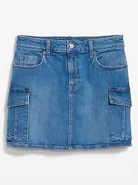 Mid-Rise OG Jean Mini Skirt | Old Navy (US)