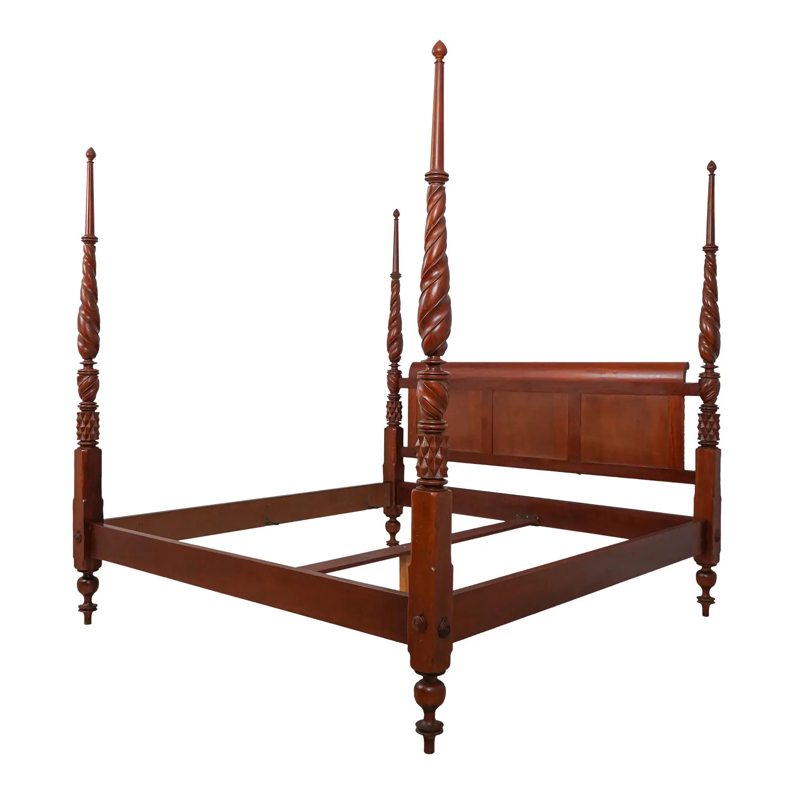 Baker Milling Road Plantation King Size Bed | Chairish