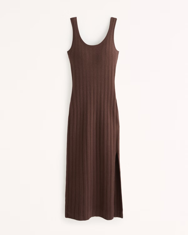 Ribbed Midi Sweater Dress | Abercrombie & Fitch (US)
