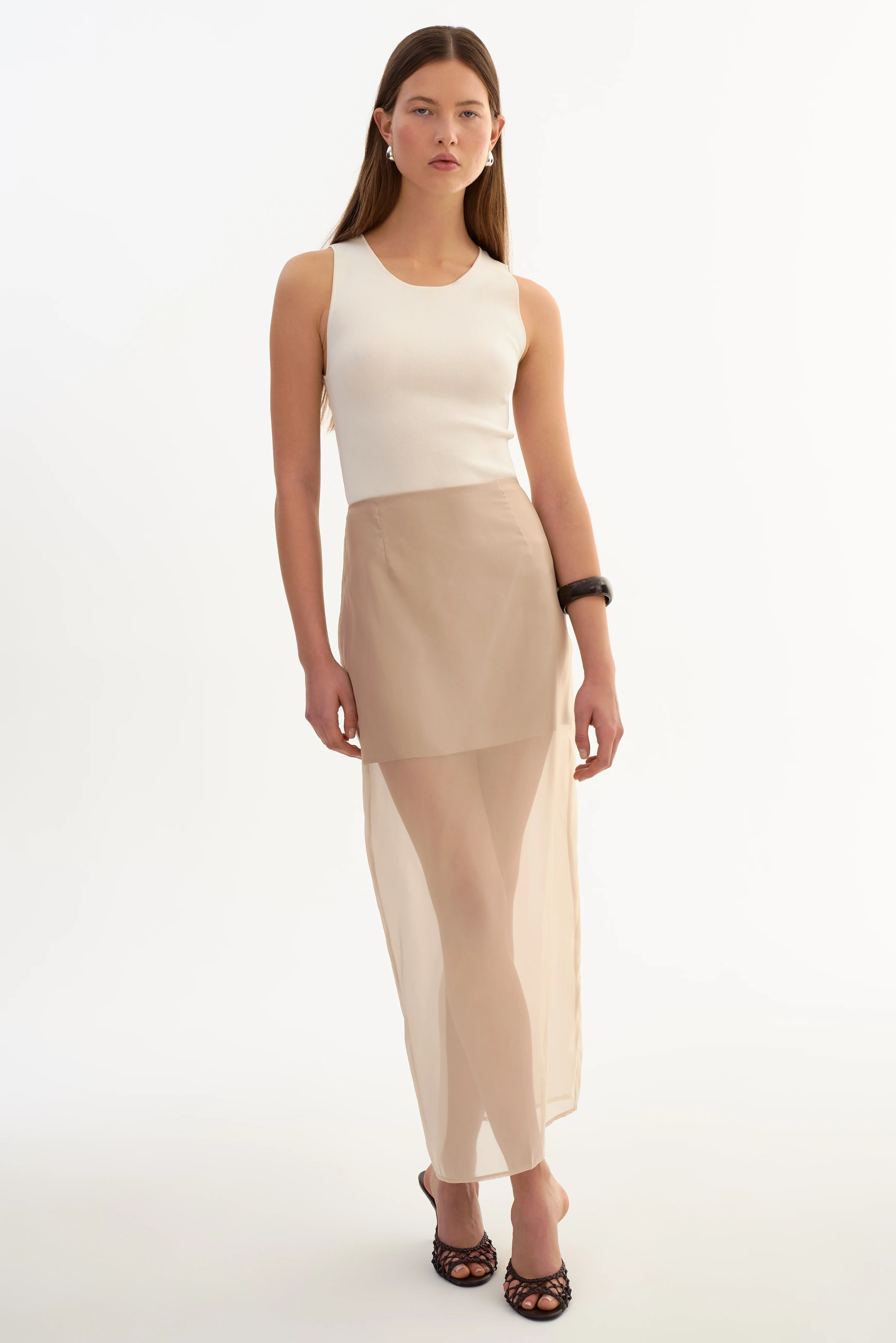 FARLEY | Sheer Skirt | LAMARQUE