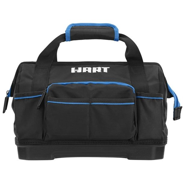 HART 14-inch Hard Bottom Tool Bag, Waterproof Base, 17 Pockets | Walmart (US)
