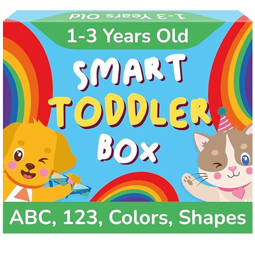 TOYVENTIVE Educational Books, Flash Cards, and Puzzles - Birthday Gifts for 1, 2, 3, and 4 Year Old Boys, Toddler Learning Toys and Activities | Amazon (US)