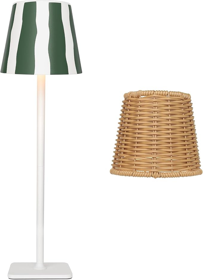 Mr. White Outdoor Waterproof Cordless Wireless Rechargeable Portable Top Touch Battery Operated P... | Amazon (US)