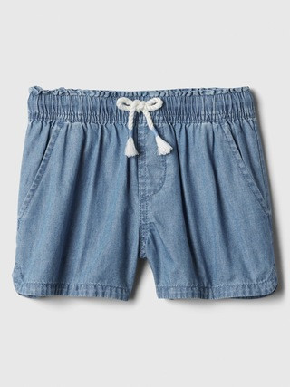 Kids Chambray Pull-On Shorts | Gap Factory