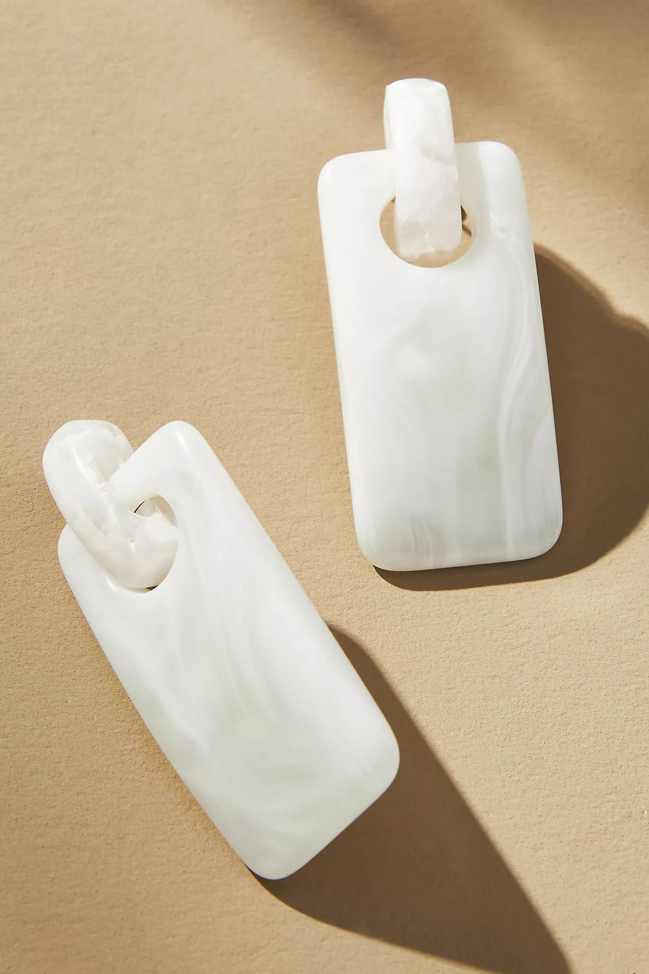 Geometric Resin Drop Earrings | Anthropologie (US)