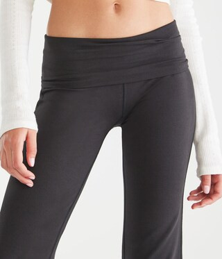 Flare High-Rise Fold-Over Pants | Aeropostale