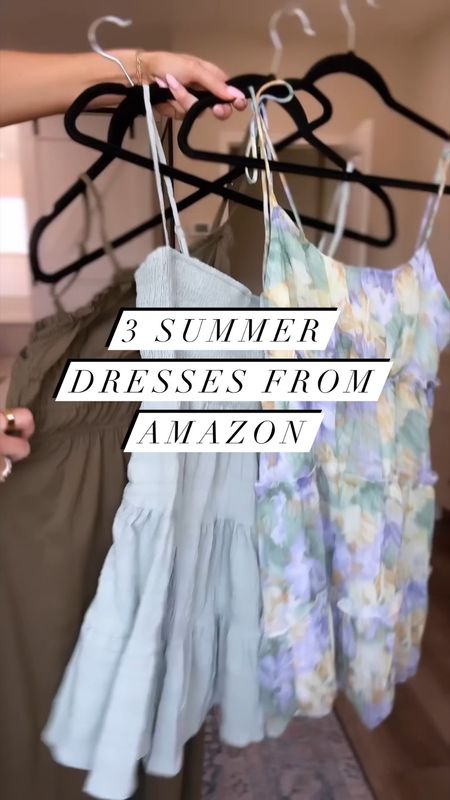 3 gorgeous summer dresses from Amazon!

These are budget friendly, throw on and go dresses for summer. Wear for date night outfits, or throw in your suitcase for a vacation outfit!
Amazon fashion 
Wearing size small


#LTKFindsUnder50 #LTKStyleTip #LTKVideo