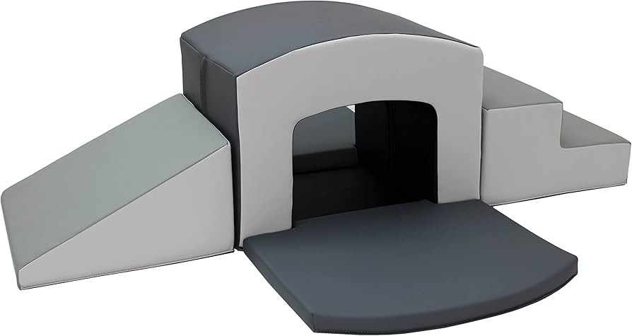 FDP SoftScape Playtime Grow-n-Learn Tunnel Climber Plus Pads for Toddlers and Kids; Soft Foam Ind... | Amazon (US)