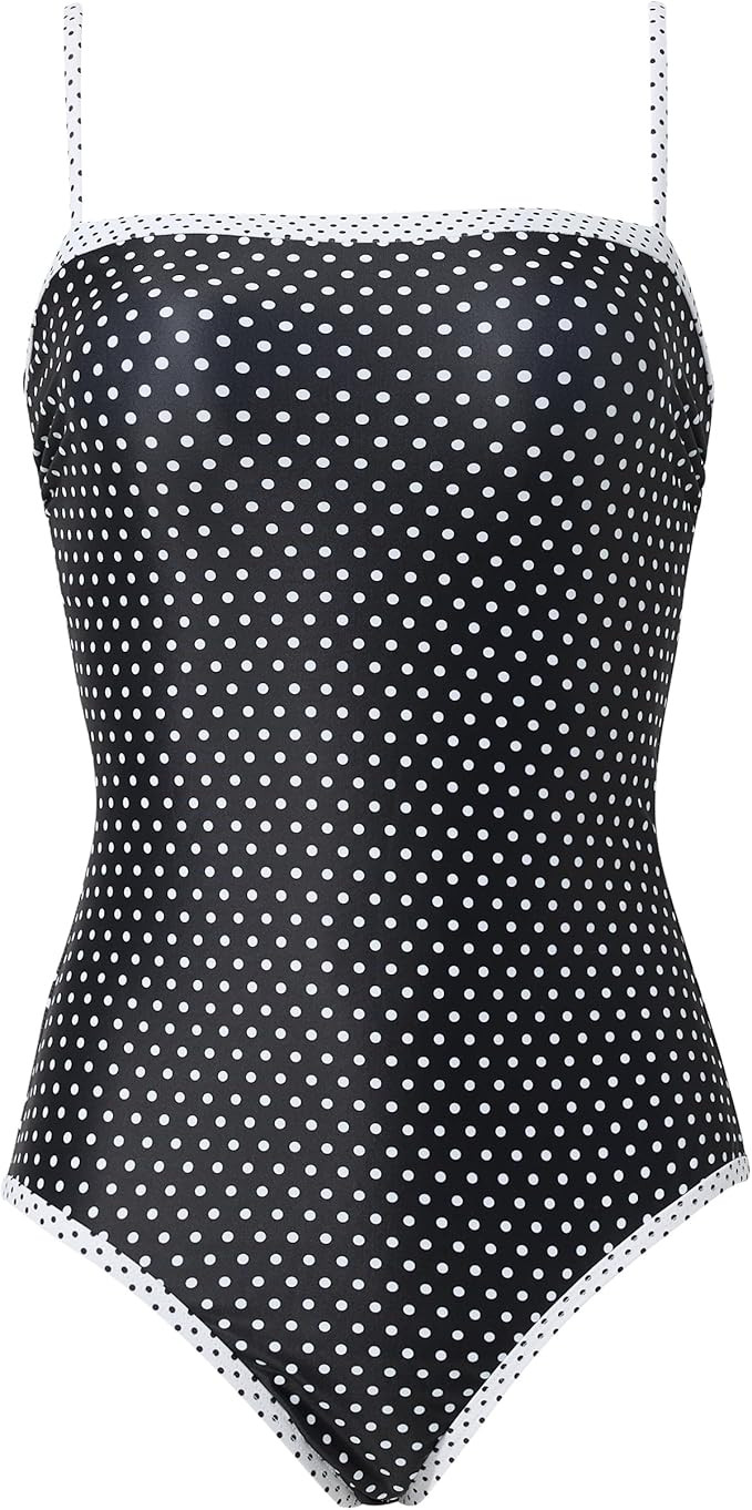 SUUKSESS Women One Piece Tummy Control Swimsuit Sexy Color Block Bathing Suit | Amazon (US)