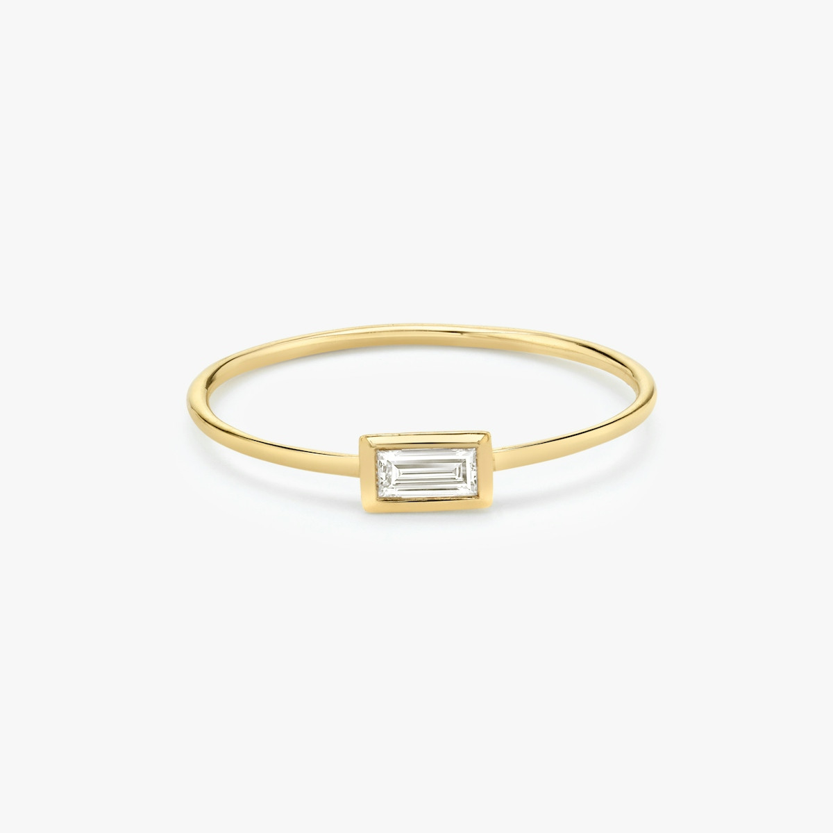 Diamond Bezel Ring | VRAI | Vrai and Oro