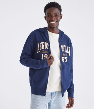 Aeropostale 1987 Full-Zip Hoodie | Aeropostale