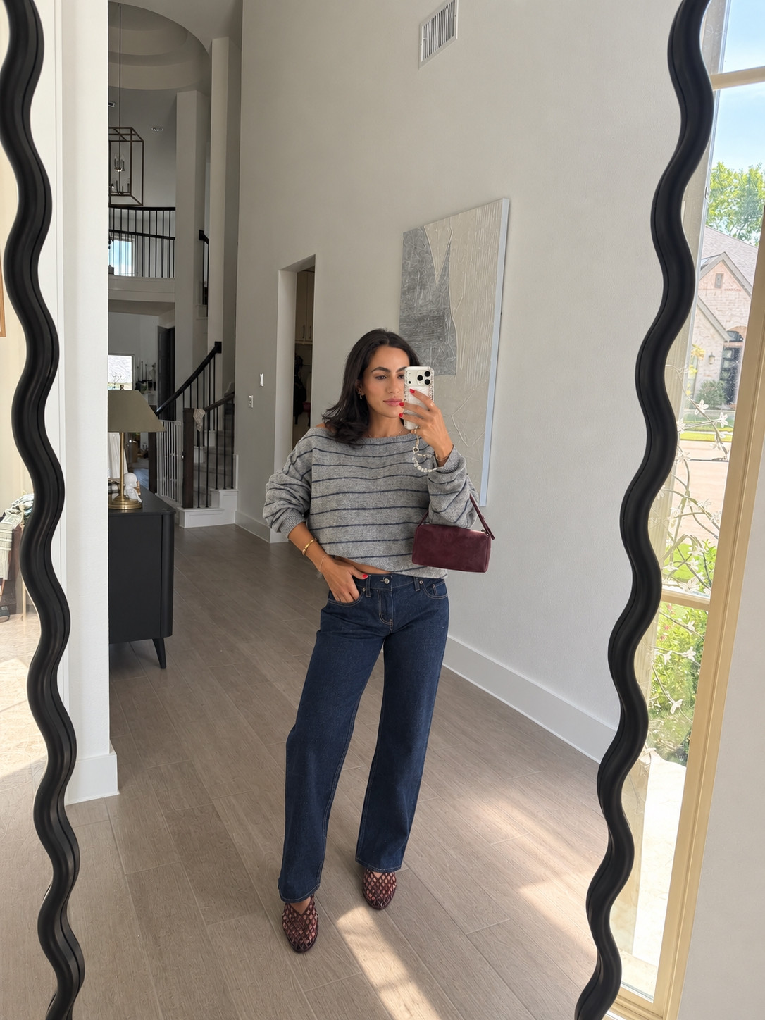 Love this striped sweater, it comes in so many colors and it's so soft!

fall outfits, fall style, petite outfits, dark wash jeans, fall trends 

 #LTKootd #LTKPetite