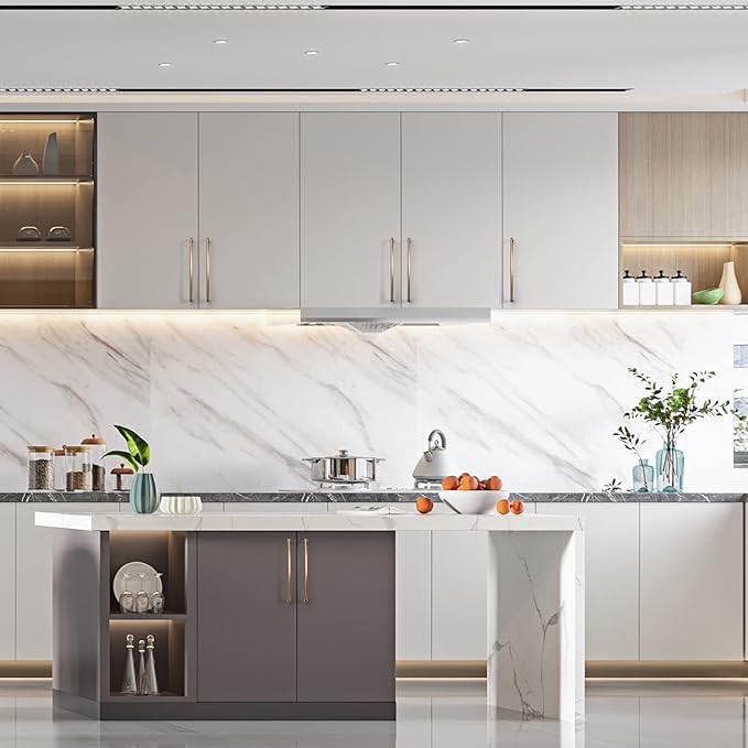 Asidrama 10 Pack 7.5 Inch(192mm) Champagne Bronze Cabinet Pulls Cabinet Handles Cupboard Handles ... | Amazon (US)