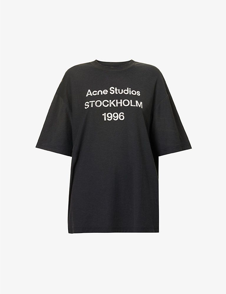 1996 relaxed-fit cotton and linen-blend T-shirt | Selfridges