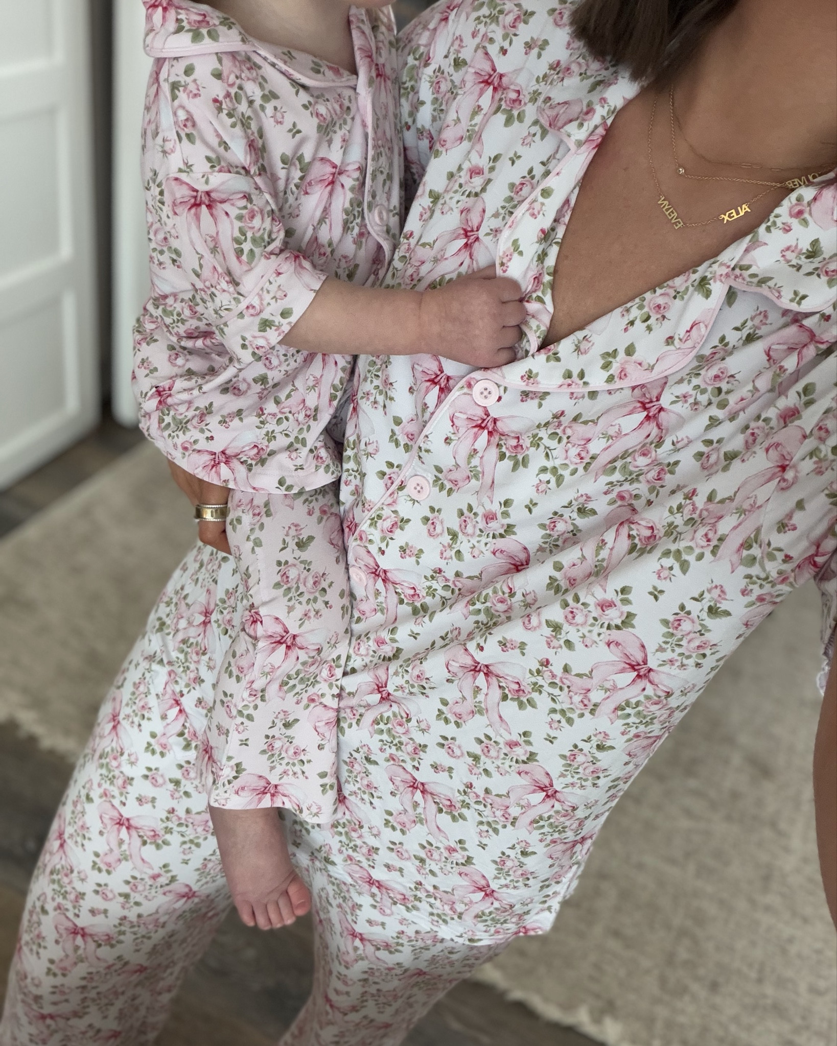 Cutest mama + me pajama set! The flares on Evelyn are my favorite! These are adorable for Valentine’s Day but also spring 🩷🩷 I’m in a size M! 

ON SALE!! 20% off with code: FRIENDS 

Caden Lane, bamboo pajamas, mama and me Valentine’s Day, pajama set, pink bows 

#LTKmomlife #LTKKids #LTKValentine
