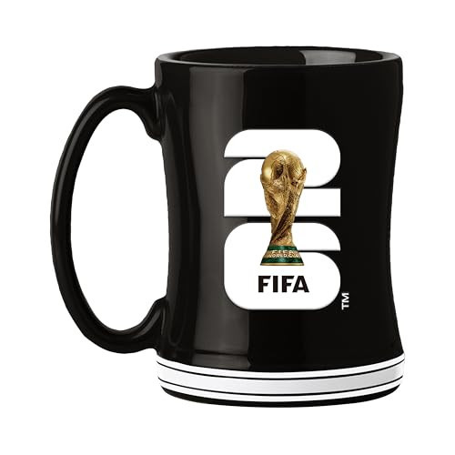 HONAV Soccer FIFA World Cup 2026 14oz Sculpted Relief Mug – Bold Ceramic Coffee Cup With Raised Design – Great Gift For Soccer Fans & Collectors | Amazon (US)