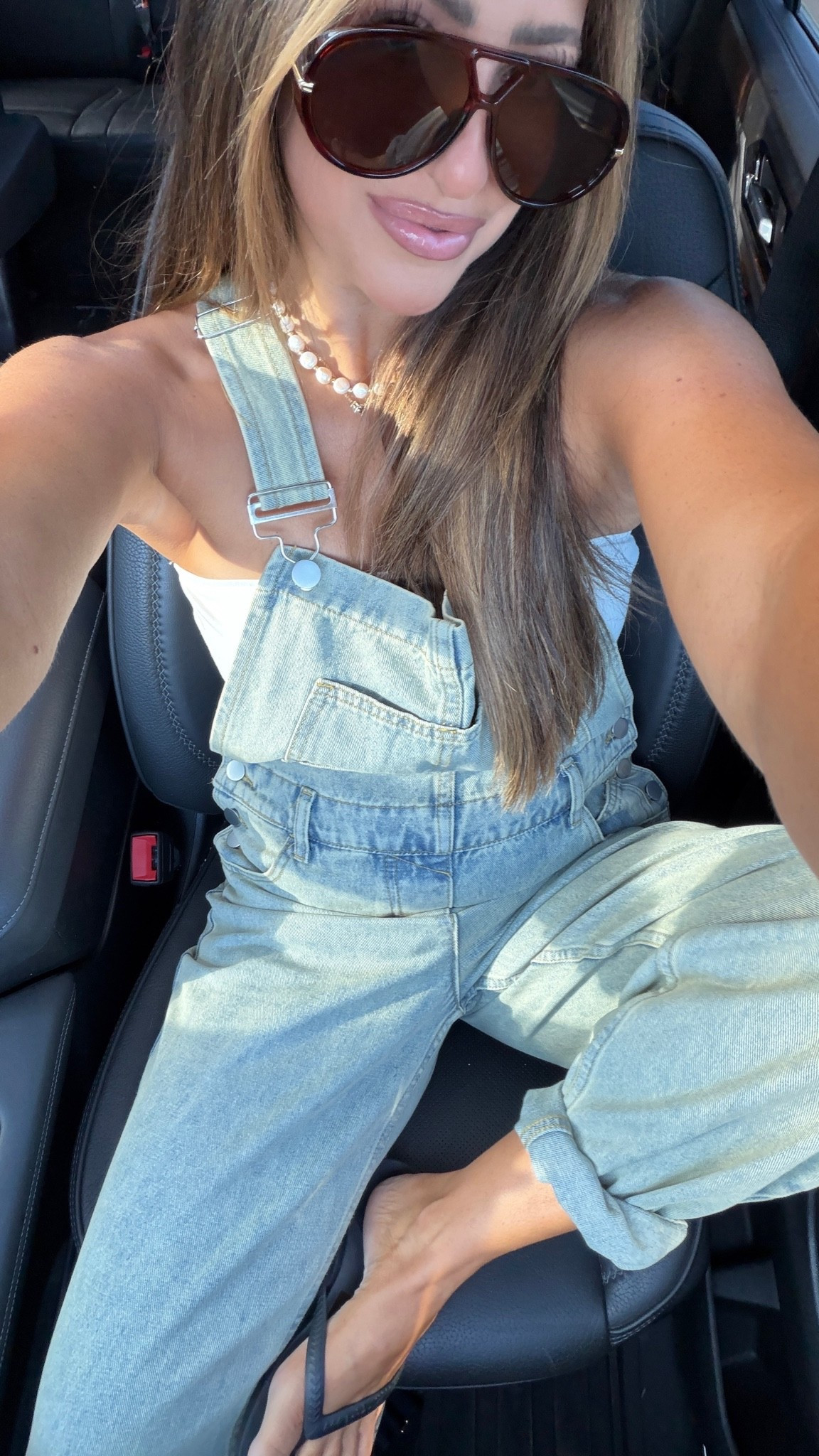 Easy overalls outfit. Summer outfit idea. Women’s outfit. Casual outfit. Sports mom outfit

#LTKootd #LTKSaleAlert #LTKOver40