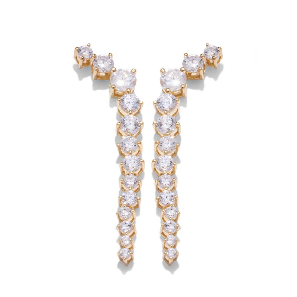 Gold Skeleton Studs | Rosie Fortescue Jewellery