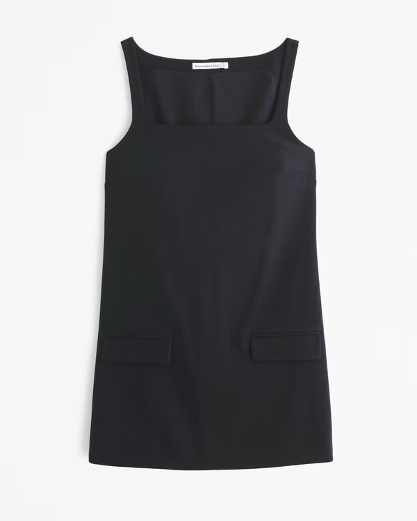 Women's Tailored Shift Mini Dress | Women's Clearance | Abercrombie.com | Abercrombie & Fitch (US)