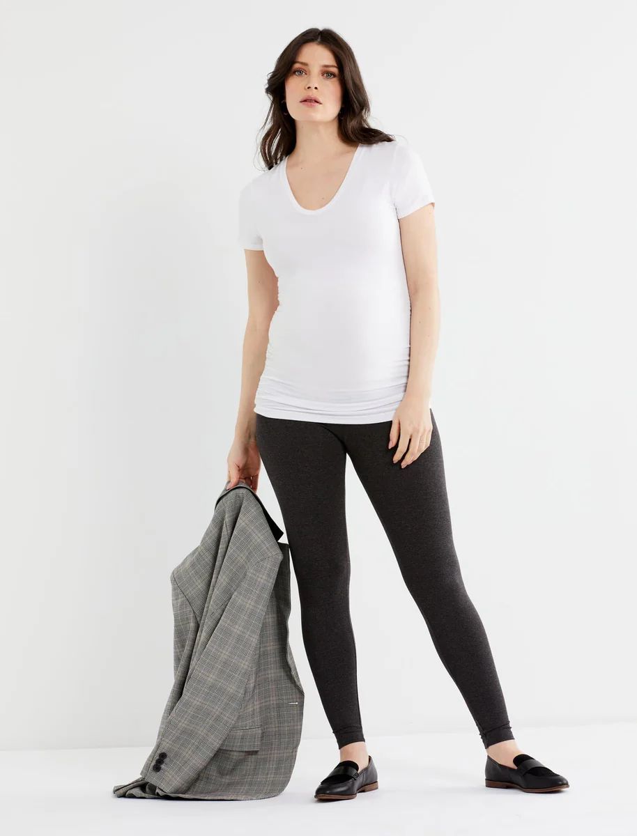 Luxe Essentials Secret Fit Belly Ultra Soft Maternity Leggings | A Pea In The Pod