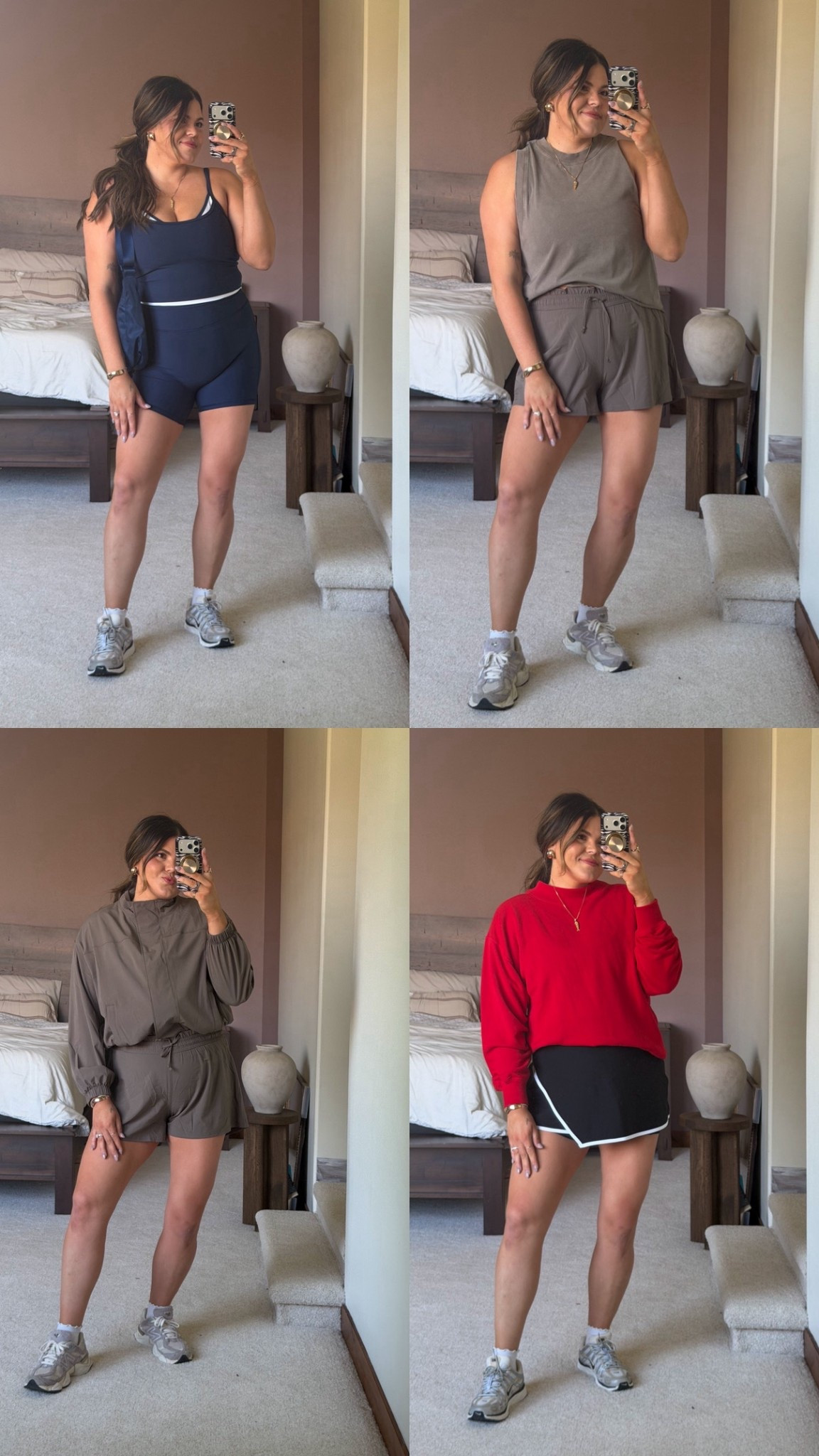 Abercrombie activewear buy one get one 50% off!

Wearing large in all but the dress! ￼
Midsize / size 12 / size 14 / workout / sports mom / soccer mom / skort golf tennis pickleball / spring 2026