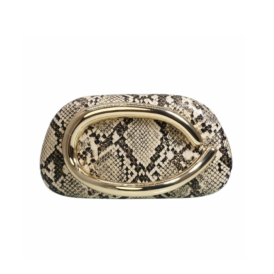 Women Woven PU Leather Clutch Box Metal Handle Evening Bag Trendy Leather Handbag Weave Shoulder ... | Amazon (US)