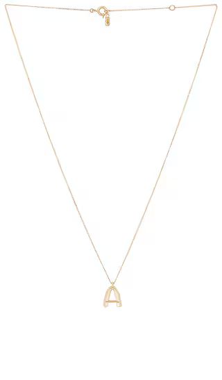 Monogram Necklace in Gold | Revolve Clothing (Global)