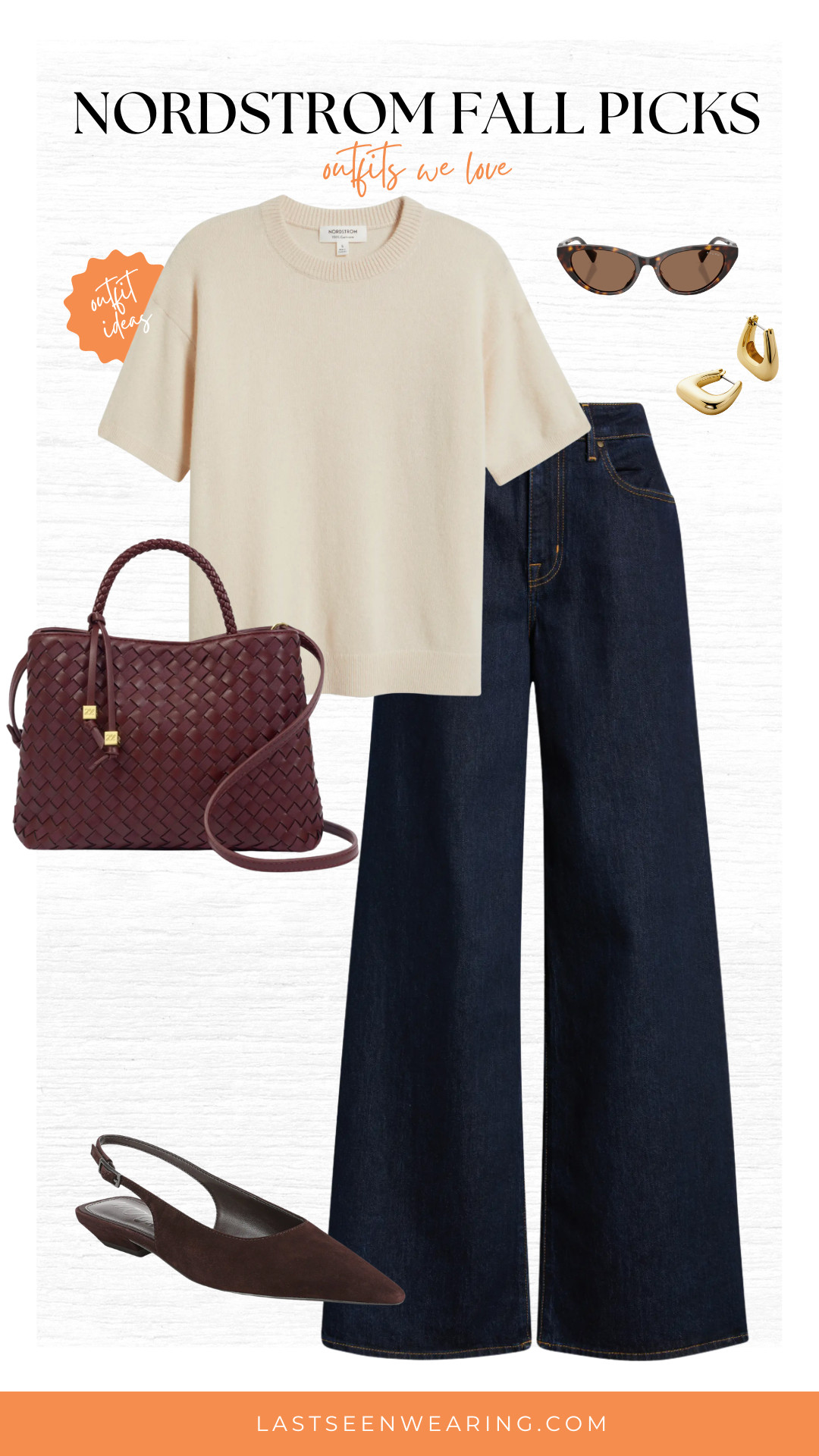 Cute early fall transition outfit! Loving this red bag with these slingback shoes!  

 #LTKgrwm #LTKSeasonal #LTKOver40