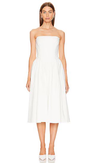 Strapless Holland Dress in White | Revolve Clothing (Global)