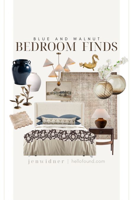 Just a little bedroom inspo. I’m obsessed with that light fixture and I’m actually surprised at the price! I expected it to be so much more! Loving all the browns with blue right now!

#brownandblue #neutralbedroom #smokeyglass #glassvase #upholsteredbed #blockprint #brass #arhaus

#LTKFind #LTKhome #LTKstyletip