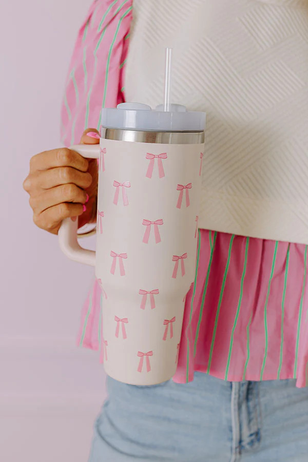 Coquette Chic Stainless Steel Tumbler | Impressions Online Boutique