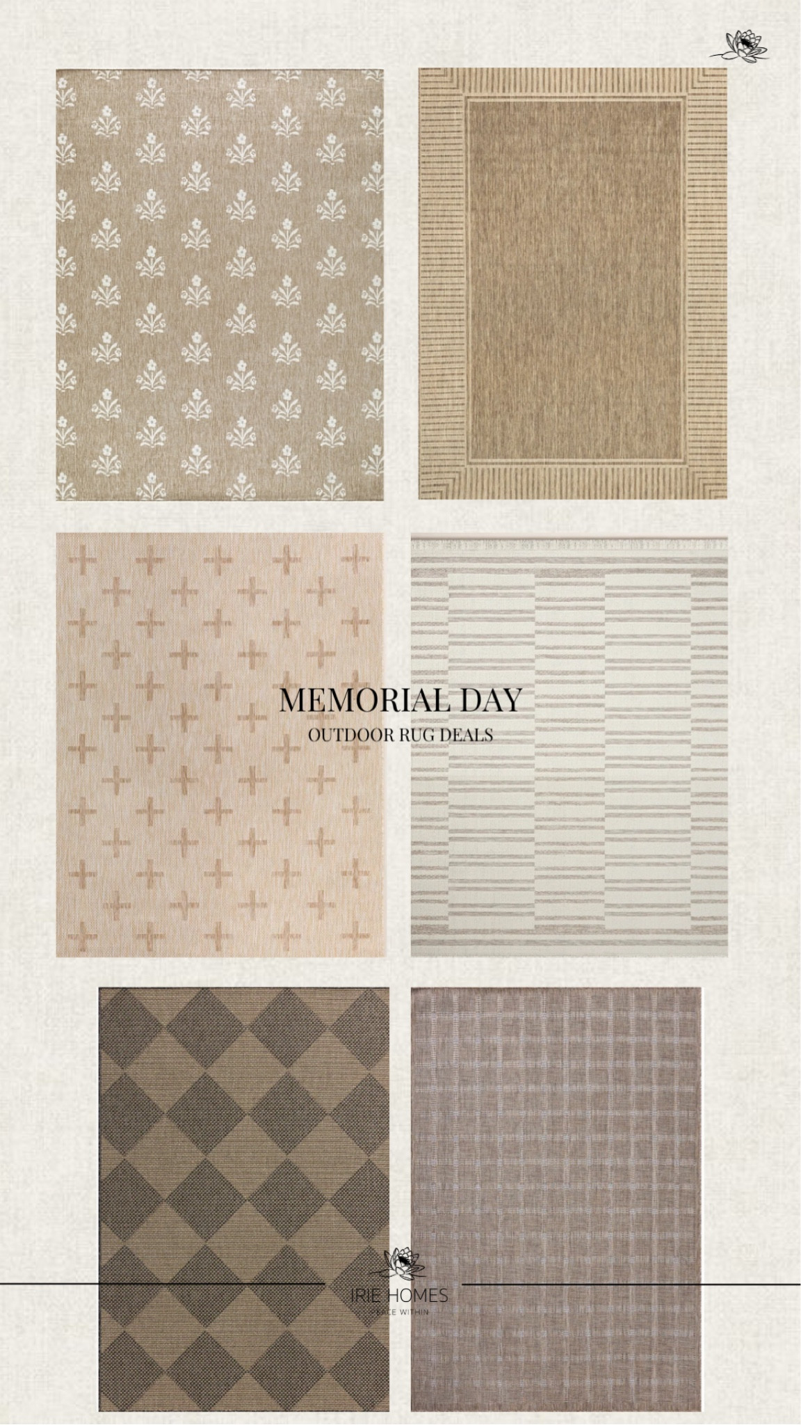 Outdoor rugs you’ll want before summer starts. These memorial day deals are too good!! ☺️

#LTKSaleAlert #LTKHome