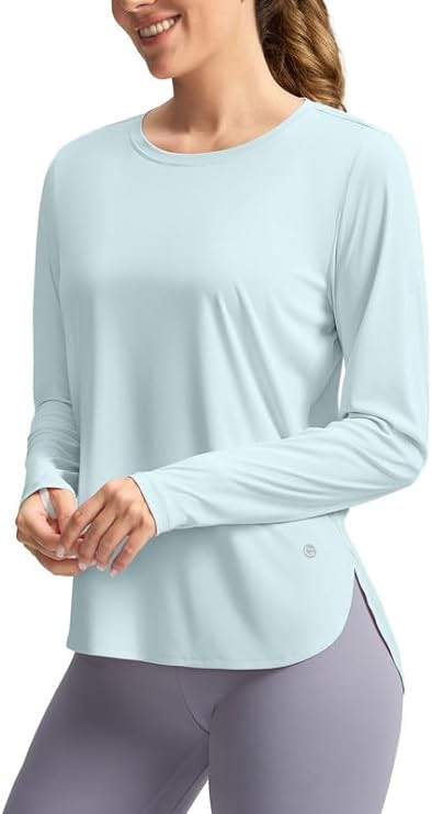 Women's Sun Shirts UPF 50+ Long Sleeve UV Protection Shirt Lightweight Quick Dry Workout Hiking T... | Amazon (US)