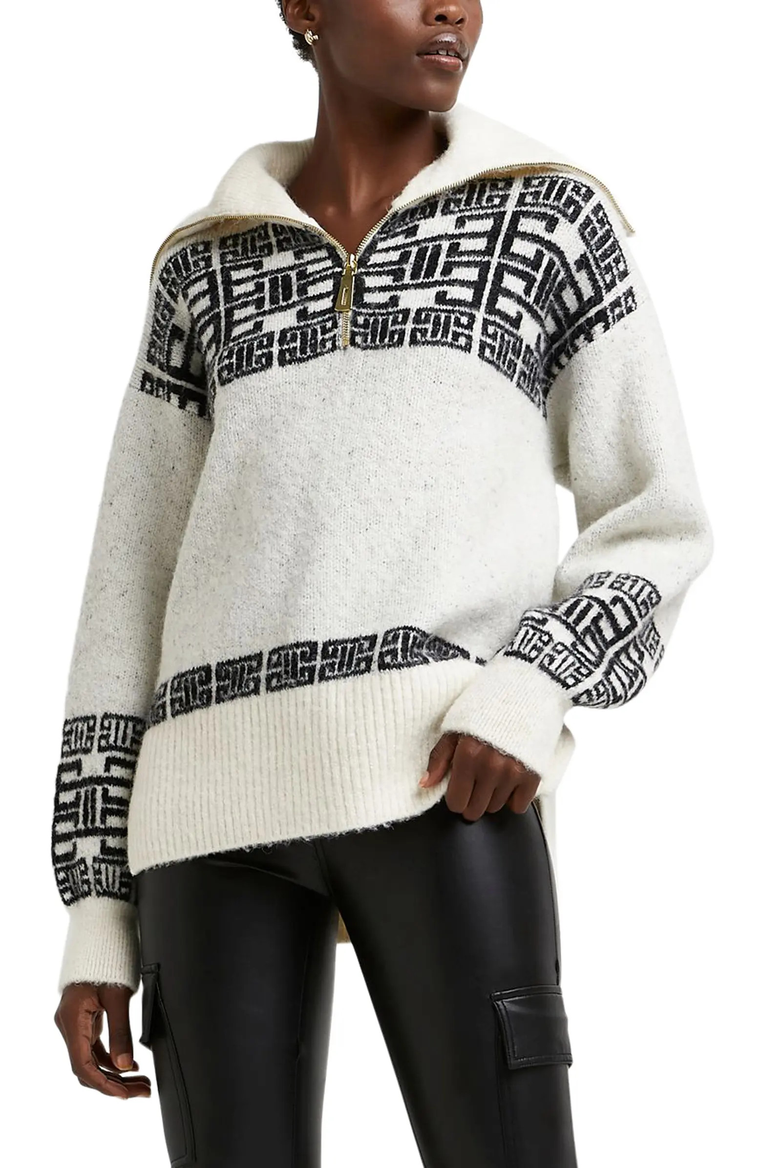 Fairisle Half Zip Sweater | Nordstrom