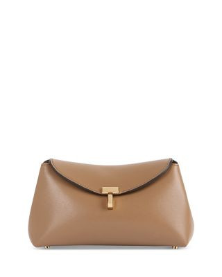 Mini T Lock Leather Clutch | Bloomingdale's (US)