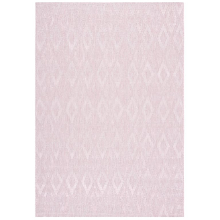 Safavieh SAFAVIEH Outdoor CY8522-56222 Courtyard Collection Pink Rug | Walmart (US)