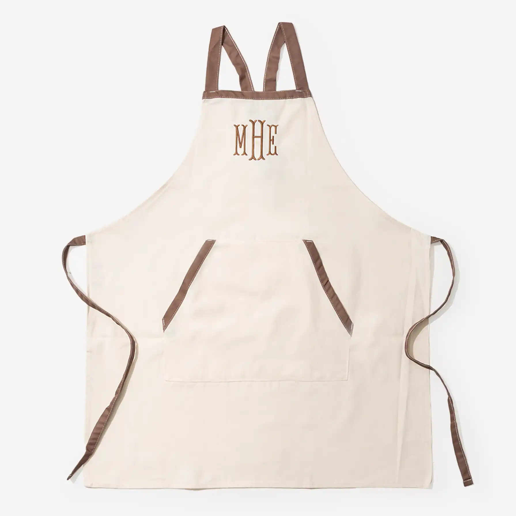 Monogrammed Canvas Apron | Marleylilly