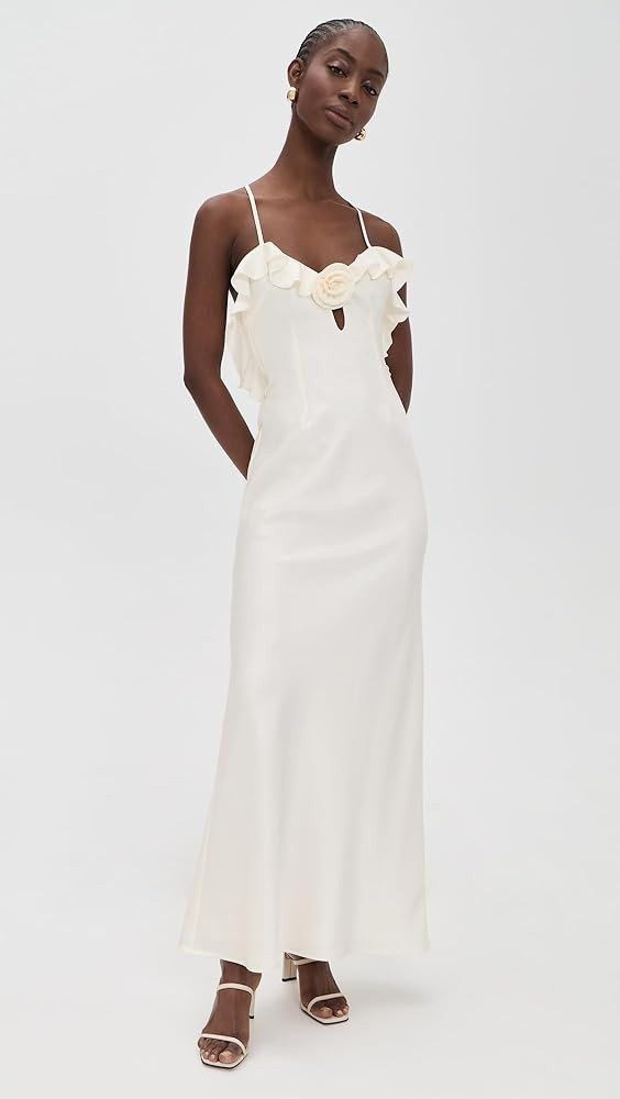 Women's Avalee Frill Trim Maxi Dress | Amazon (US)