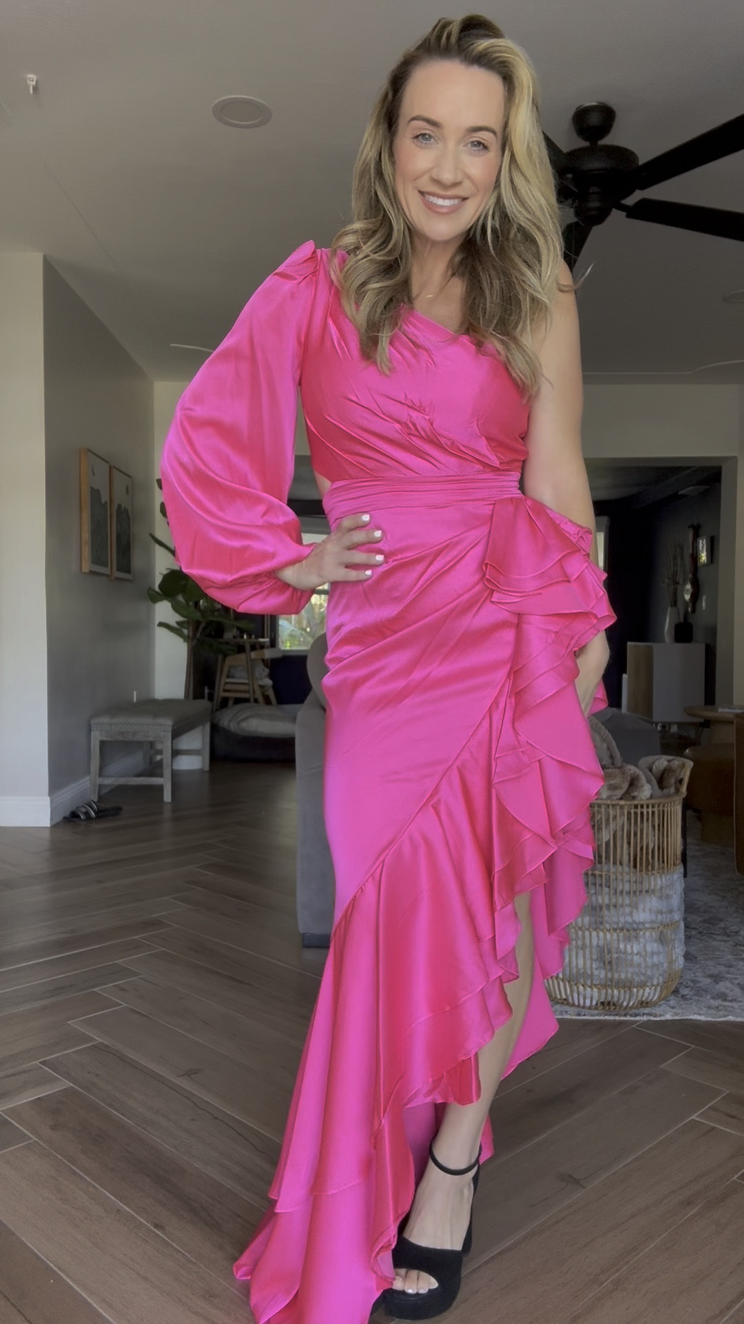 This is my SIGNATURE color.  How stunning is this one?  The fit is so amazing too.  I love the ruffles.  This dress comes in three colors - blue, orange and bright pink! 

This is a great statement dress for any occasion you need to make a BANG!  

TTS - wearing a size 4

@macduggal #MacDuggalMoment #MacDuggalParter #ad 

(SEO: Trendy Mom Life, Fashionista Mom, Valentine’s Day, Spring, Date Night, OOTD, Stanley cup, workout gear, target style, target fashion, target home, Target fashion, floral dresses, tea party, brunch, casual outfits, vest trend, 90’s fashion, trendy vibe, content creator humor, funny, wedding guest dress, bridal party, bride, bridal fashion)

#liketkit #LTKVideo #LTKwedding #LTKparties#ltkunder50  #amazonfashion #TargetStyle #OOTD #MomLife #springfashion #contentcreatorhumor #infulencerhumor #datenight #messylife #MomLife #toddlermom #founditonamazon #weddingguest #ootd #ltkshop #ltk #workfromhomemom #bridalfashion #bride 
